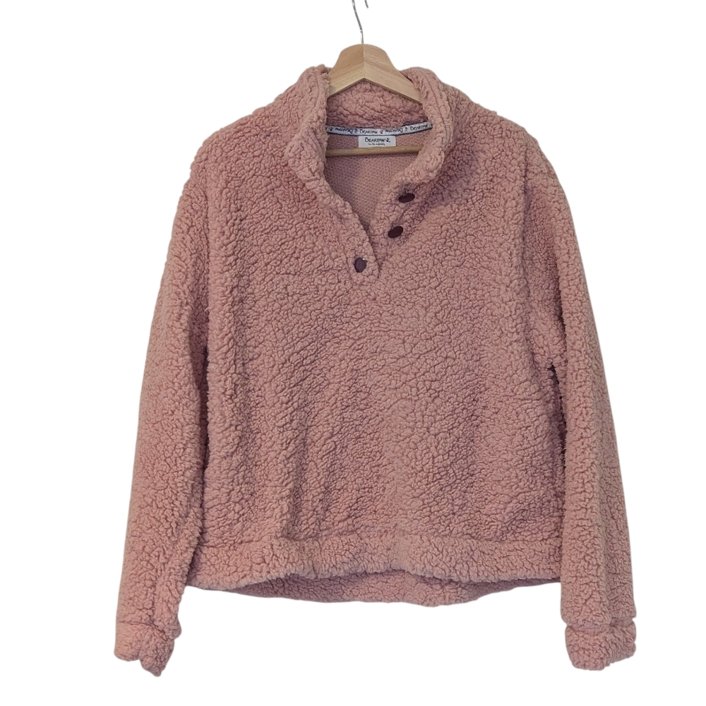 BearPaw Super soft Pink Turtleneck Women's, L